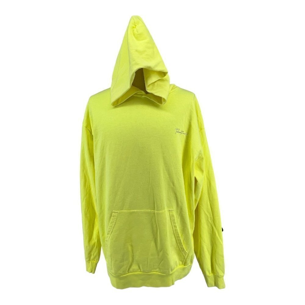 NWOT TALENTLESS MENS LIGHTWEIGHT HOODIE - NEON YELLOW 2XL